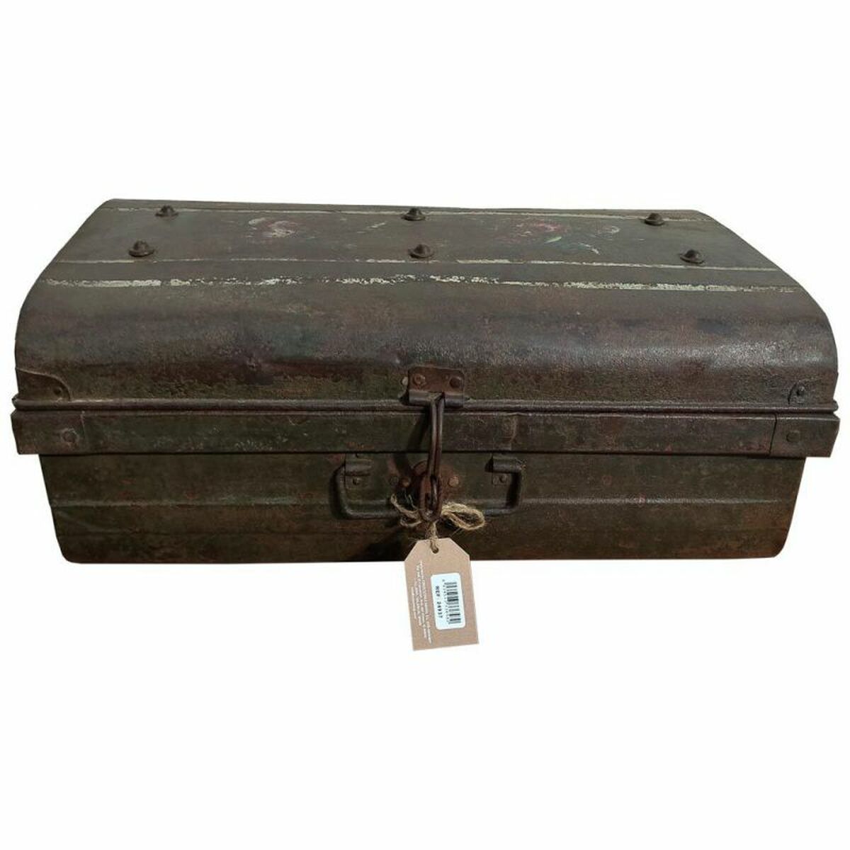 Decorative suitcase Alexandra House Living Brown Iron Traditional style 36 x 23 x 61 cm