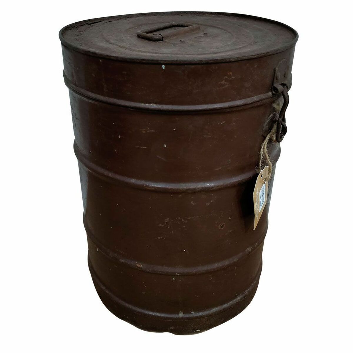 Decorative canister Alexandra House Living Brown Iron Traditional style 29 x 40 x 29 cm