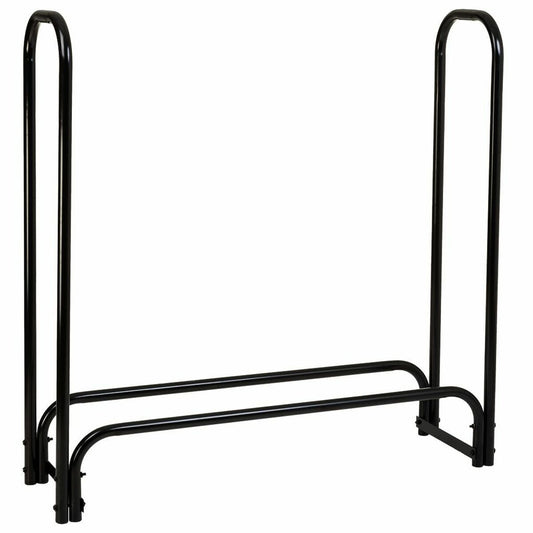 Log Stand Alexandra House Living Black Iron 34 x 124 x 124 cm