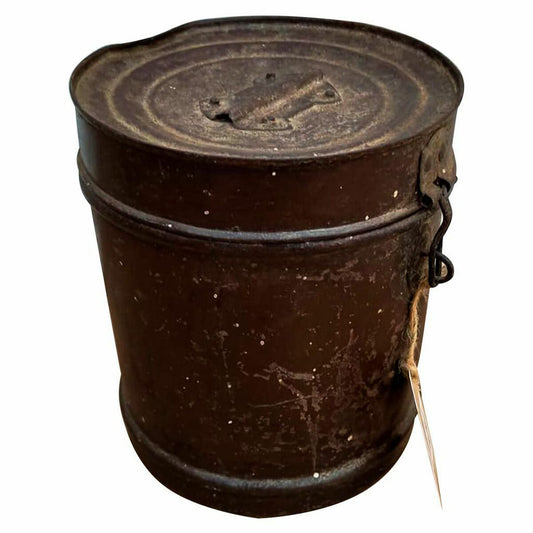 Decorative canister Alexandra House Living Brown Iron Traditional style 19 x 23 x 19 cm