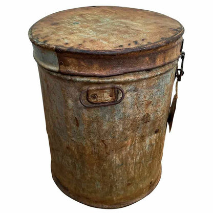 Decorative canister Alexandra House Living Brown Iron Traditional style 29 x 36 x 29 cm