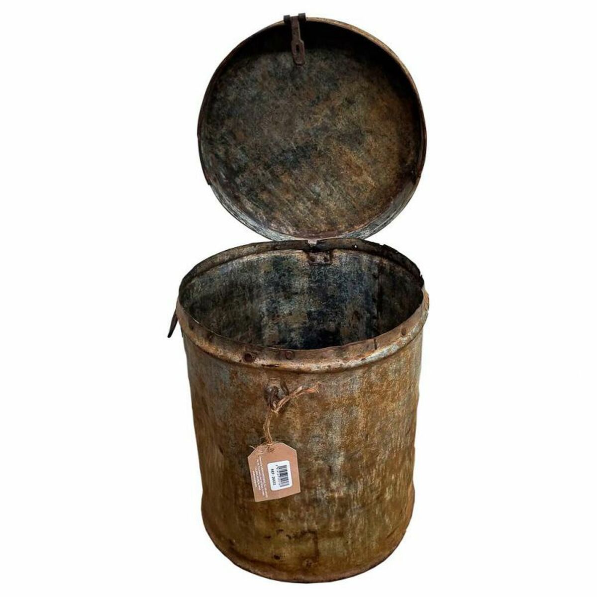 Decorative canister Alexandra House Living Brown Iron Traditional style 29 x 36 x 29 cm