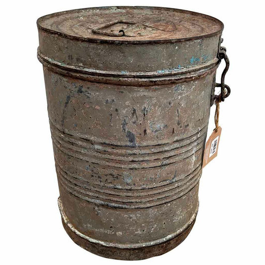 Decorative canister Alexandra House Living Grey Iron Traditional style 29 x 39 x 29 cm