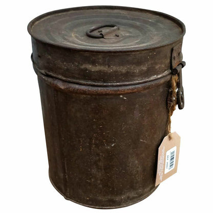 Decorative canister Alexandra House Living Brown Iron Traditional style 19 x 23 x 19 cm