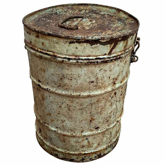 Decorative canister Alexandra House Living Cream Iron Traditional style 26 x 34 x 26 cm