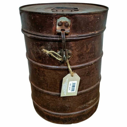 Decorative canister Alexandra House Living Brown Iron Traditional style 26 x 35 x 26 cm