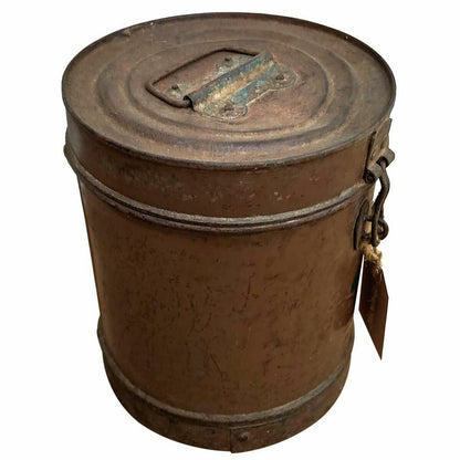 Decorative canister Alexandra House Living Brown Iron Traditional style 18 x 23 x 19 cm