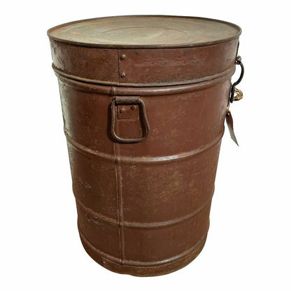 Decorative canister Alexandra House Living Brown Iron Traditional style 37 x 53 x 37 cm