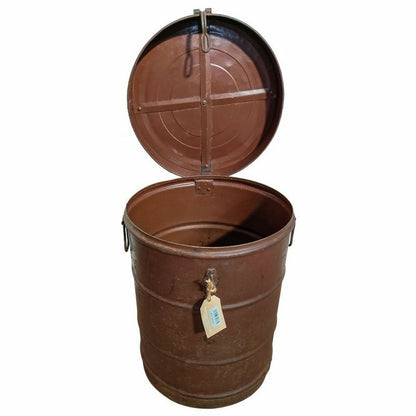 Decorative canister Alexandra House Living Brown Iron Traditional style 37 x 53 x 37 cm