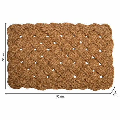 Doormat Alexandra House Living Natural Coconut Fibre 3 x 90 x 55 cm