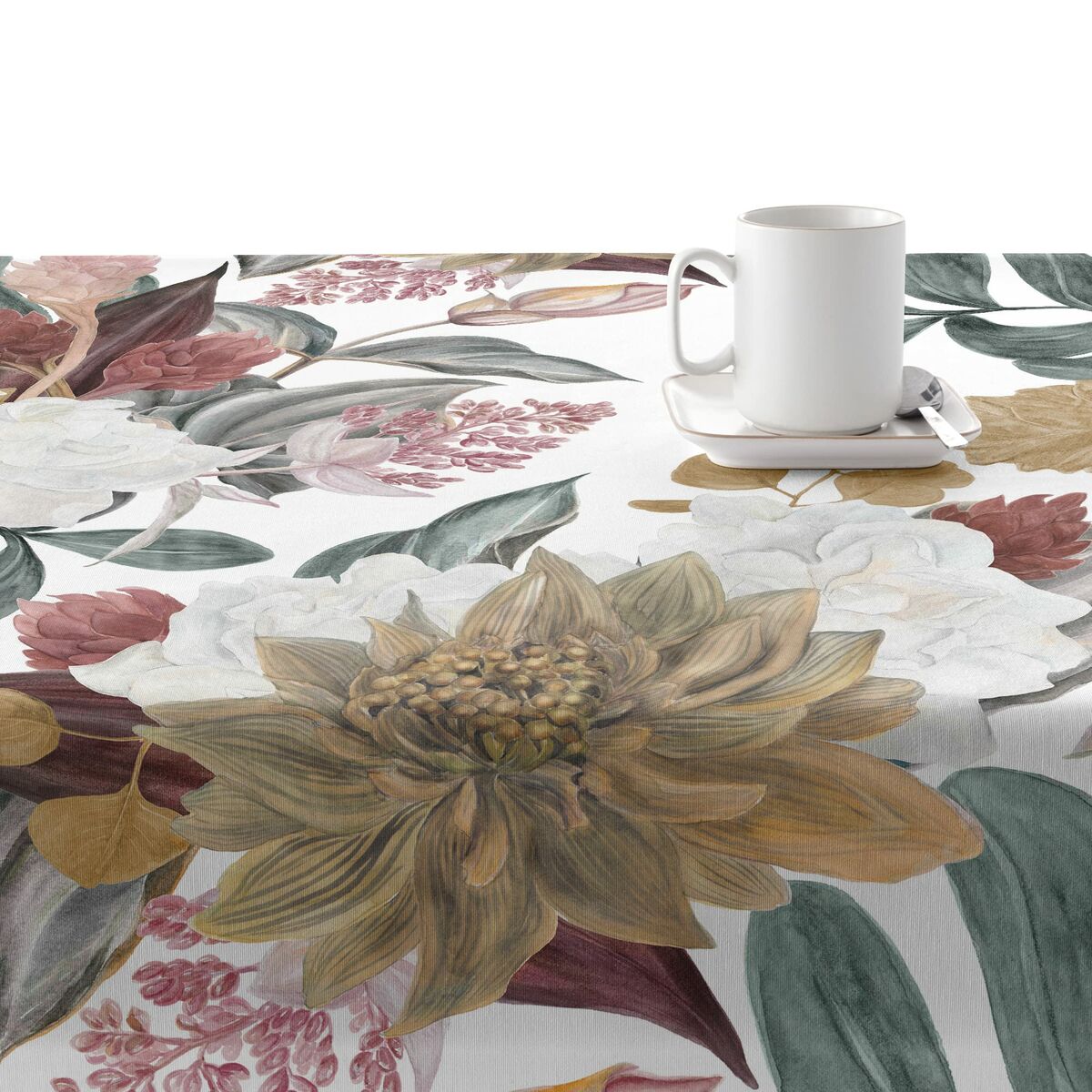 Stain-proof tablecloth Belum 0120-292 Multicolour 250 x 150 cm Tropical