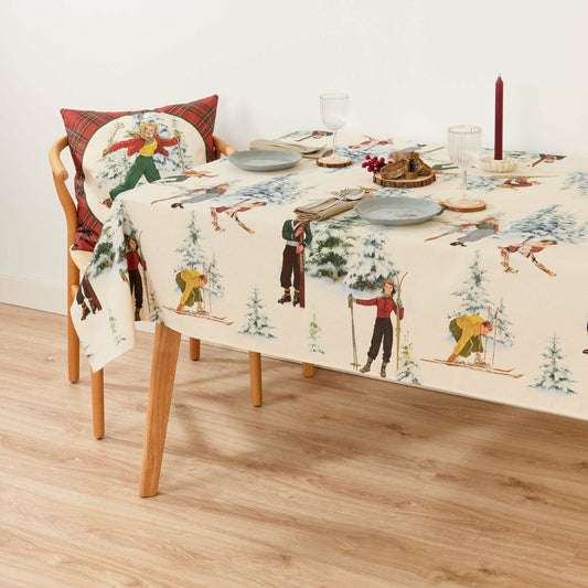 Stain-proof tablecloth Belum Christmas Sky Multicolour 350 x 155 cm