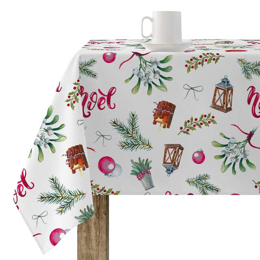 Stain-proof resined tablecloth Belum Merry Christmas Multicolour 300 x 150 cm