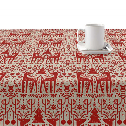 Stain-proof resined tablecloth Belum Merry Christmas Multicolour 250 x 150 cm Belum