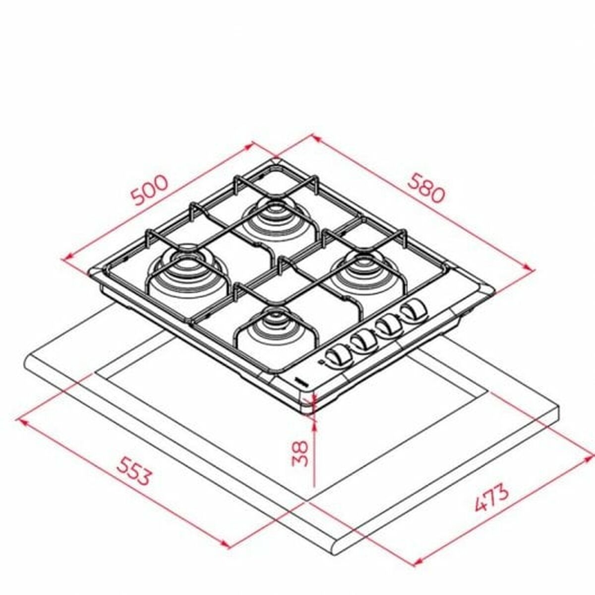 Gas Hob Teka HLX 640 Teka