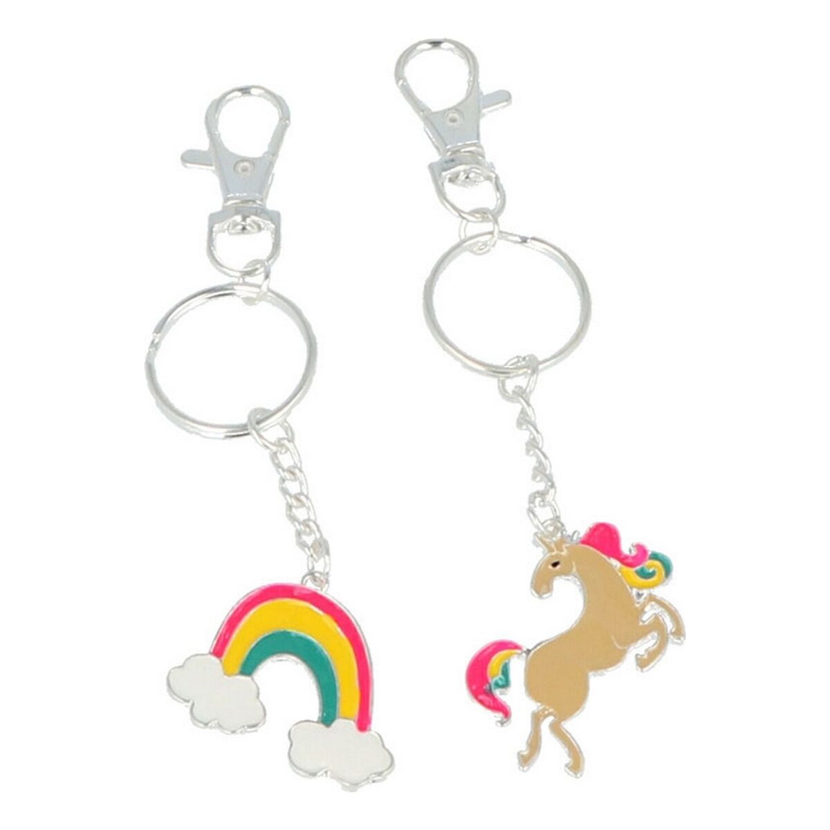 Keychain Inca Unicorn Rainbow (2 pcs)