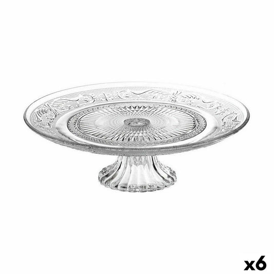 Cake Stand Home Style New Baroc Transparent Ø 33 cm (6 Units)