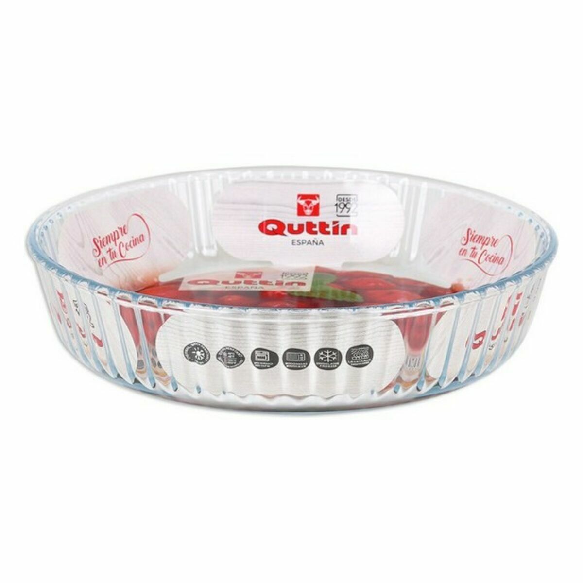 Cake Mould Quttin 63075 Glass ø 26,2 x 5,8 cm