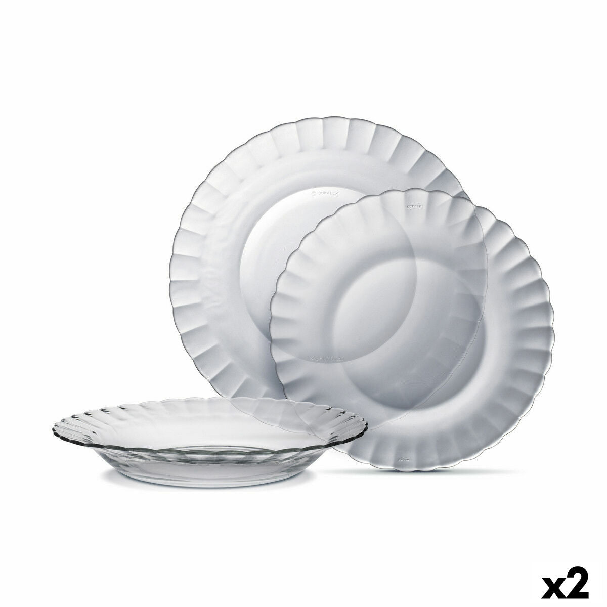 Dinnerware Set Duralex Paris 18 Pieces (2 Units)