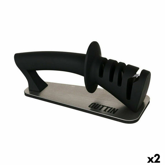 Knife Sharpener Quttin EDITION Black (2 Units)