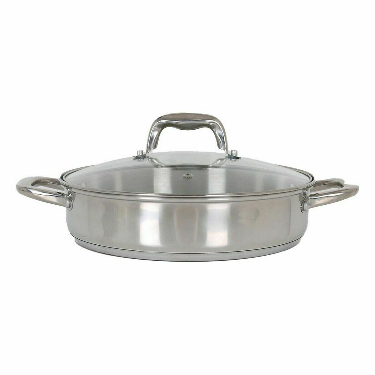 Casserole with glass lid Quttin 2,2 L Ø 24 x 6 cm