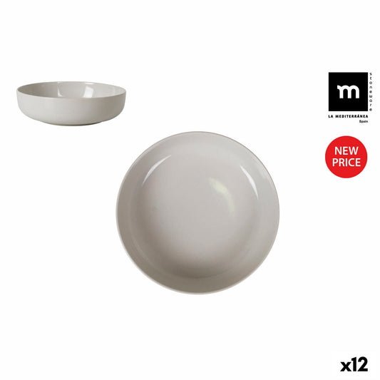 Deep Plate La Mediterránea Ivory (12 Units)