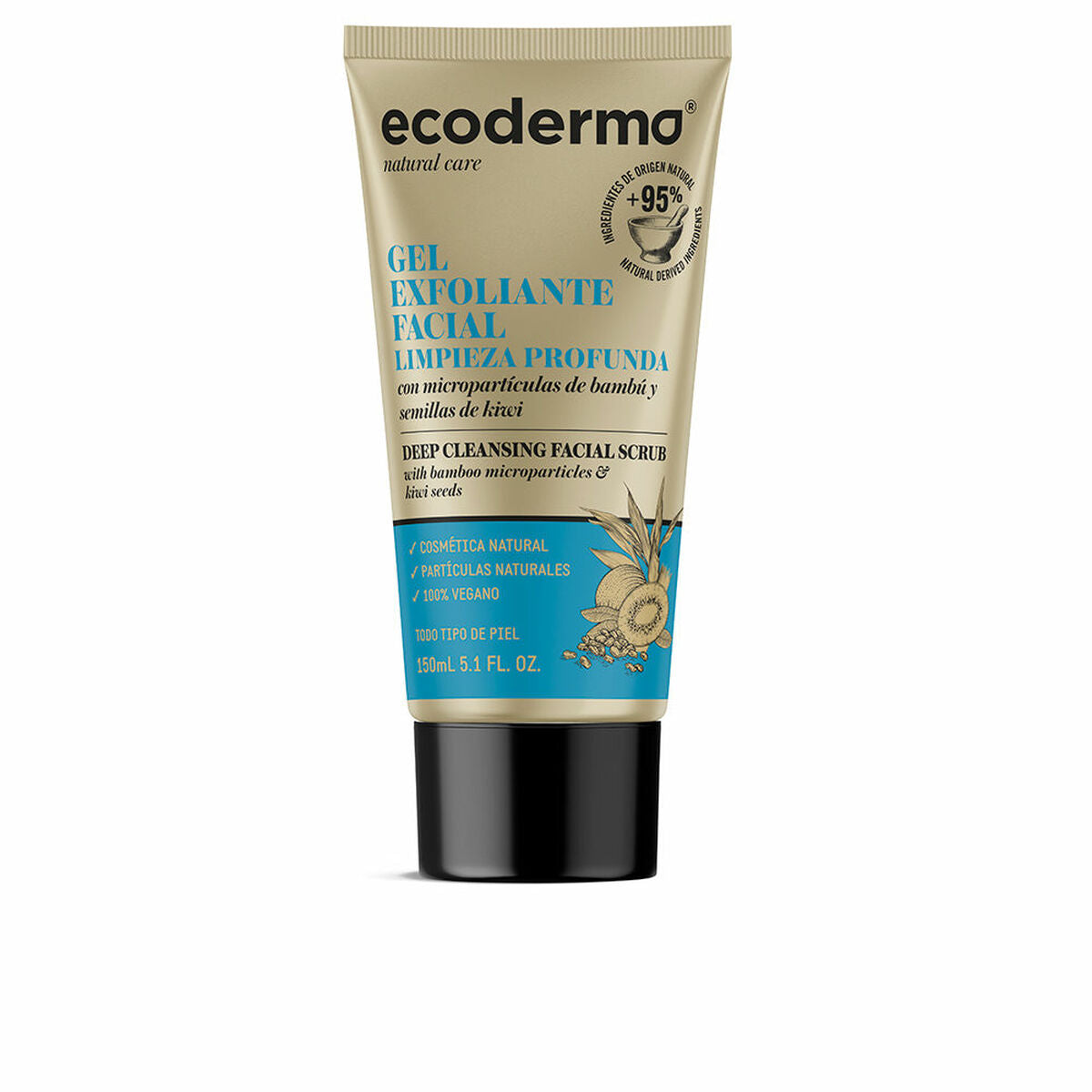 Exfoliating Facial Gel Ecoderma Deep Cleansing 150 ml Ecoderma