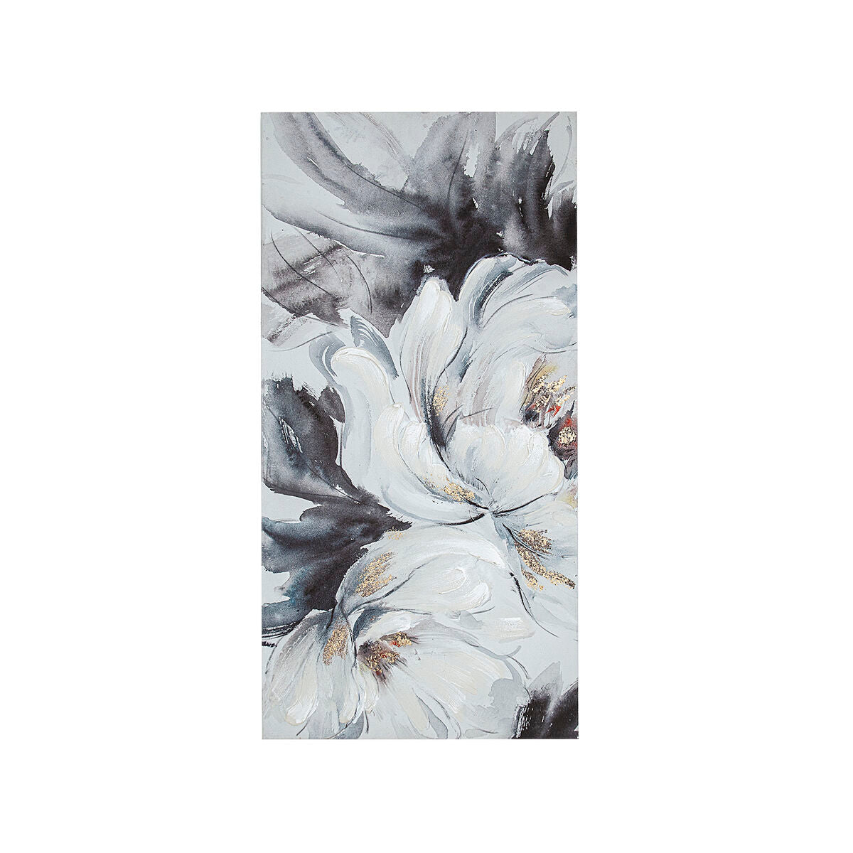 Oil Painting Romimex Canvas Flowers 50 x 100 x 4 cm Romimex