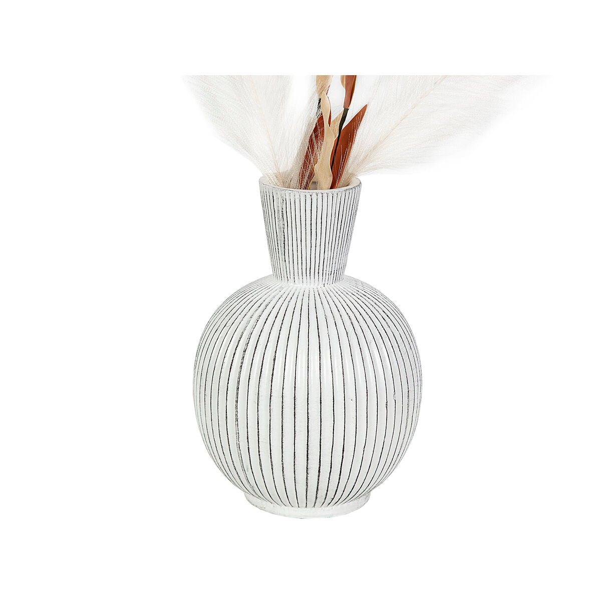 Vase Romimex Beige Ceramic Spherical 18 x 26 x 18 cm Romimex