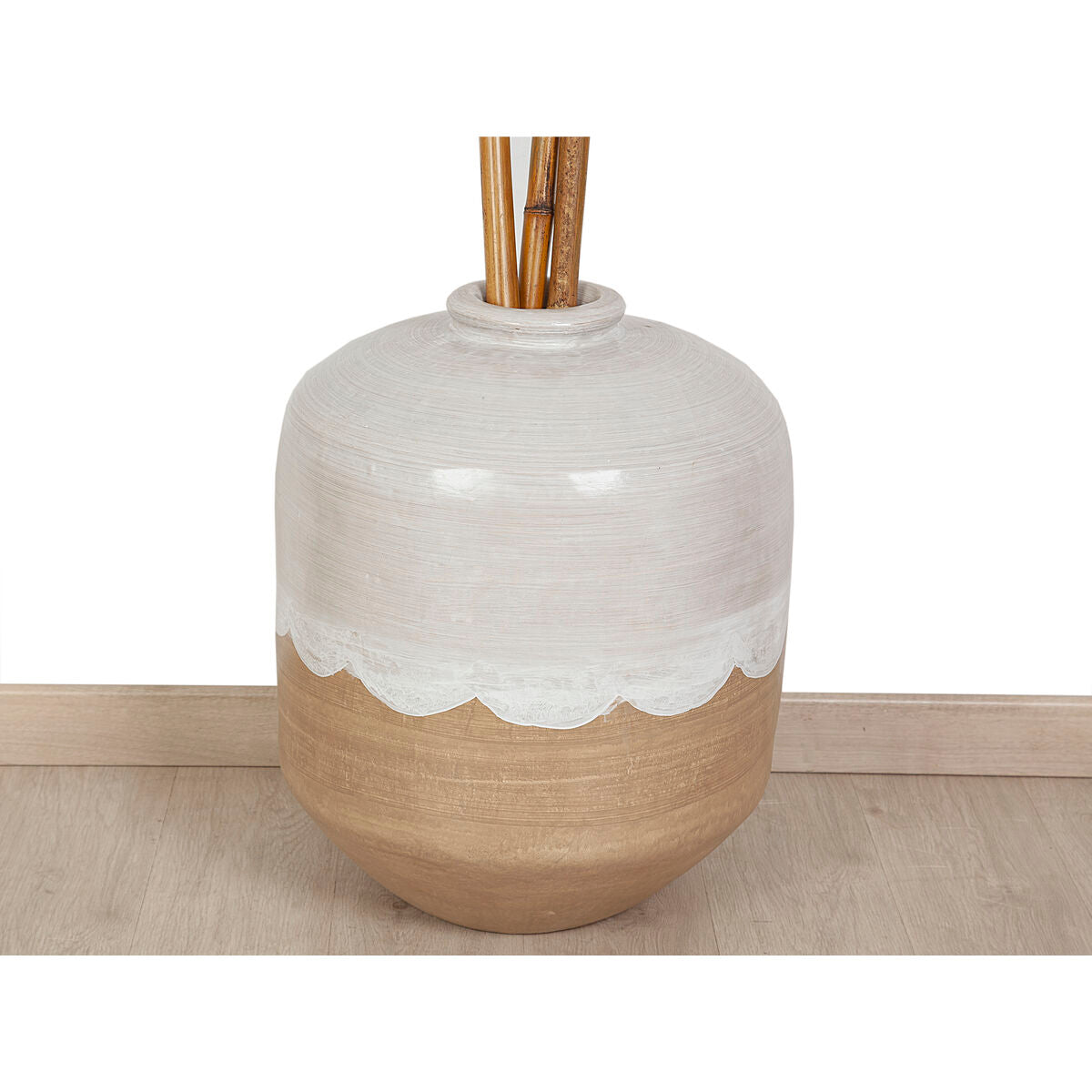 Vase Alexandra House Living Brown Beige Terracotta 60 x 80 x 60 cm Alexandra House Living