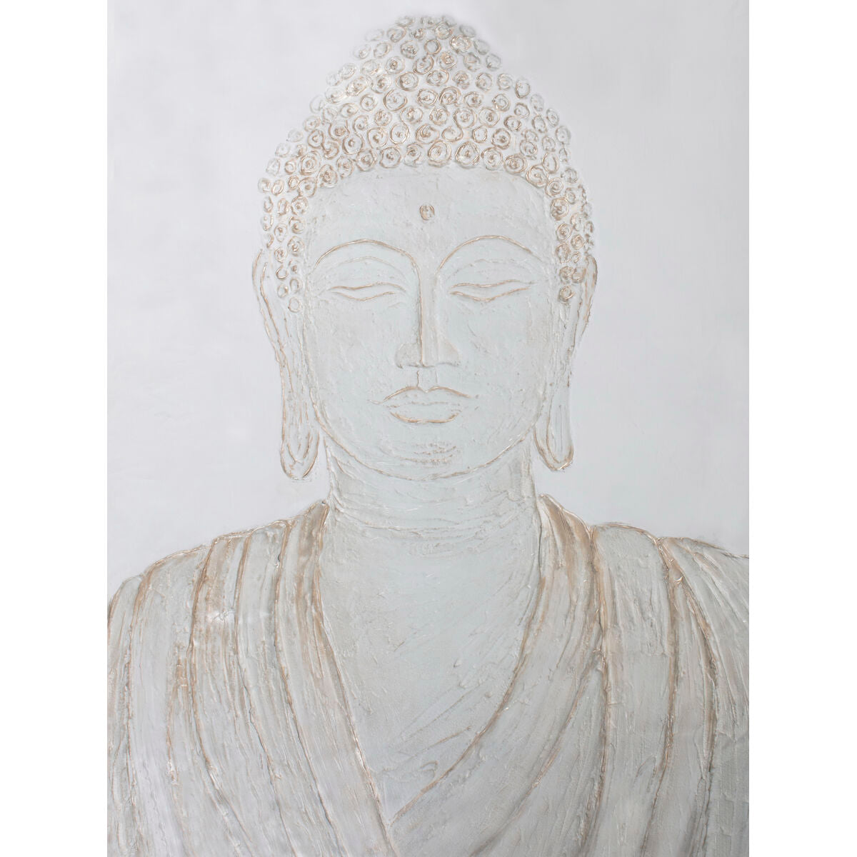 Oil Painting Romimex Canvas Buddha 120 x 160 x 4 cm Romimex