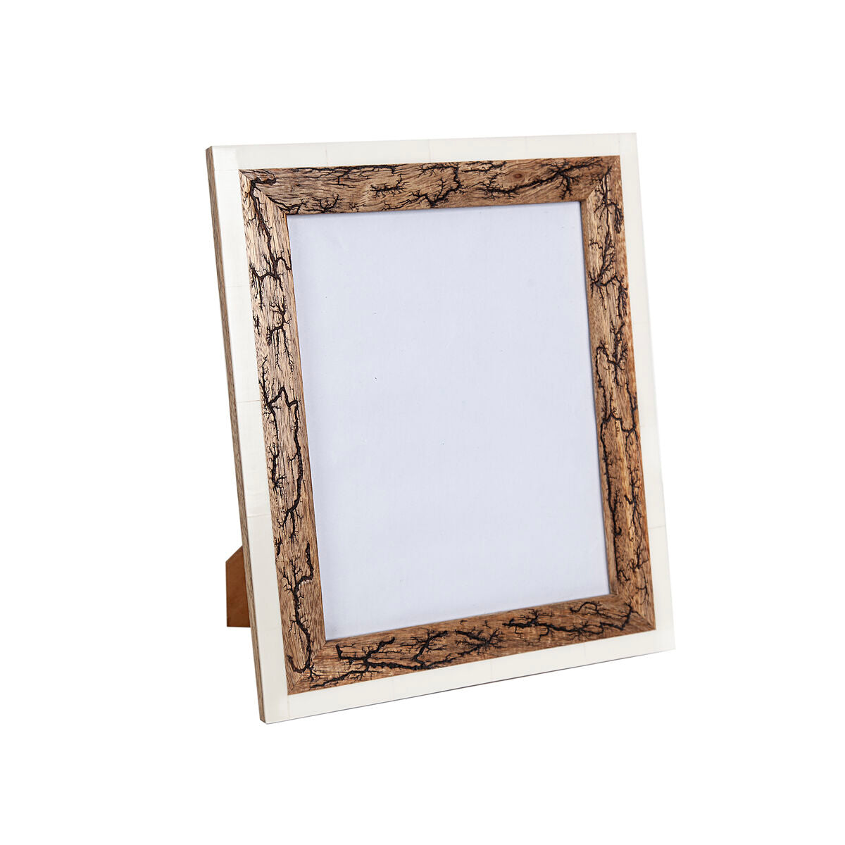 Photo frame Romimex Brown Wood Resin 20 x 25 x 1 cm Romimex