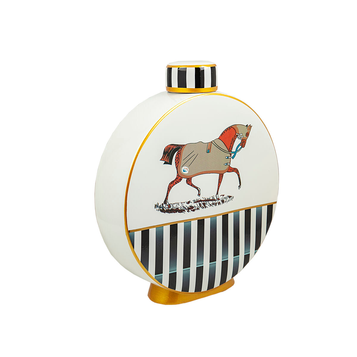 Tibor Romimex Multicolour Porcelain Horse 28 x 33 x 9 cm Romimex