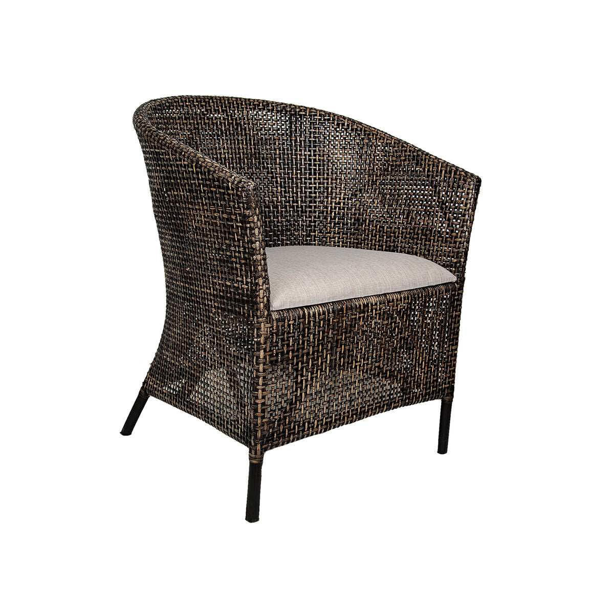 Armchair Romimex Brown Rattan 70 x 85 x 67 cm