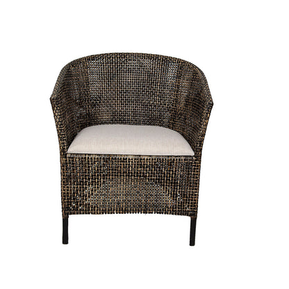 Armchair Romimex Brown Rattan 70 x 85 x 67 cm