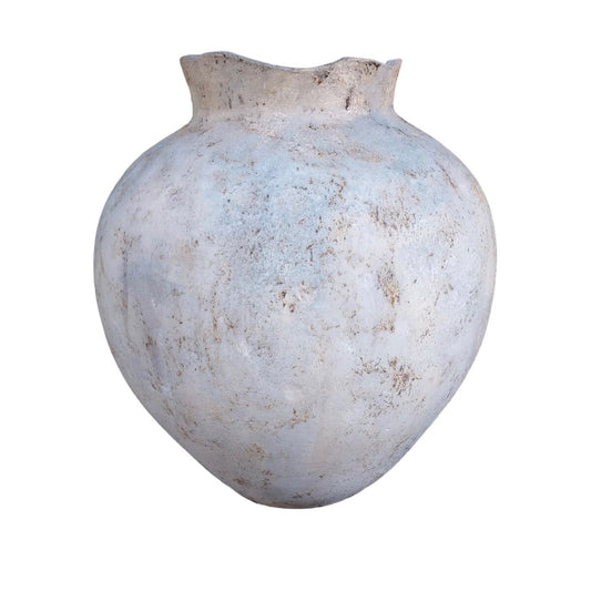 Vase Romimex Grey Ceramic Rustic 55 x 60 x 55 cm Romimex