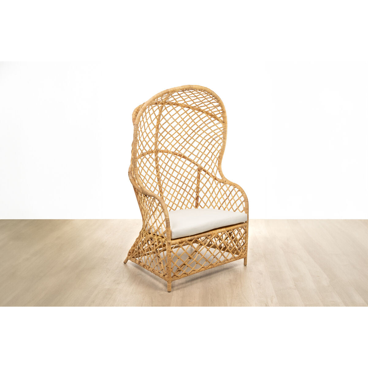 Armchair Romimex Natural 83 x 152 x 78 cm