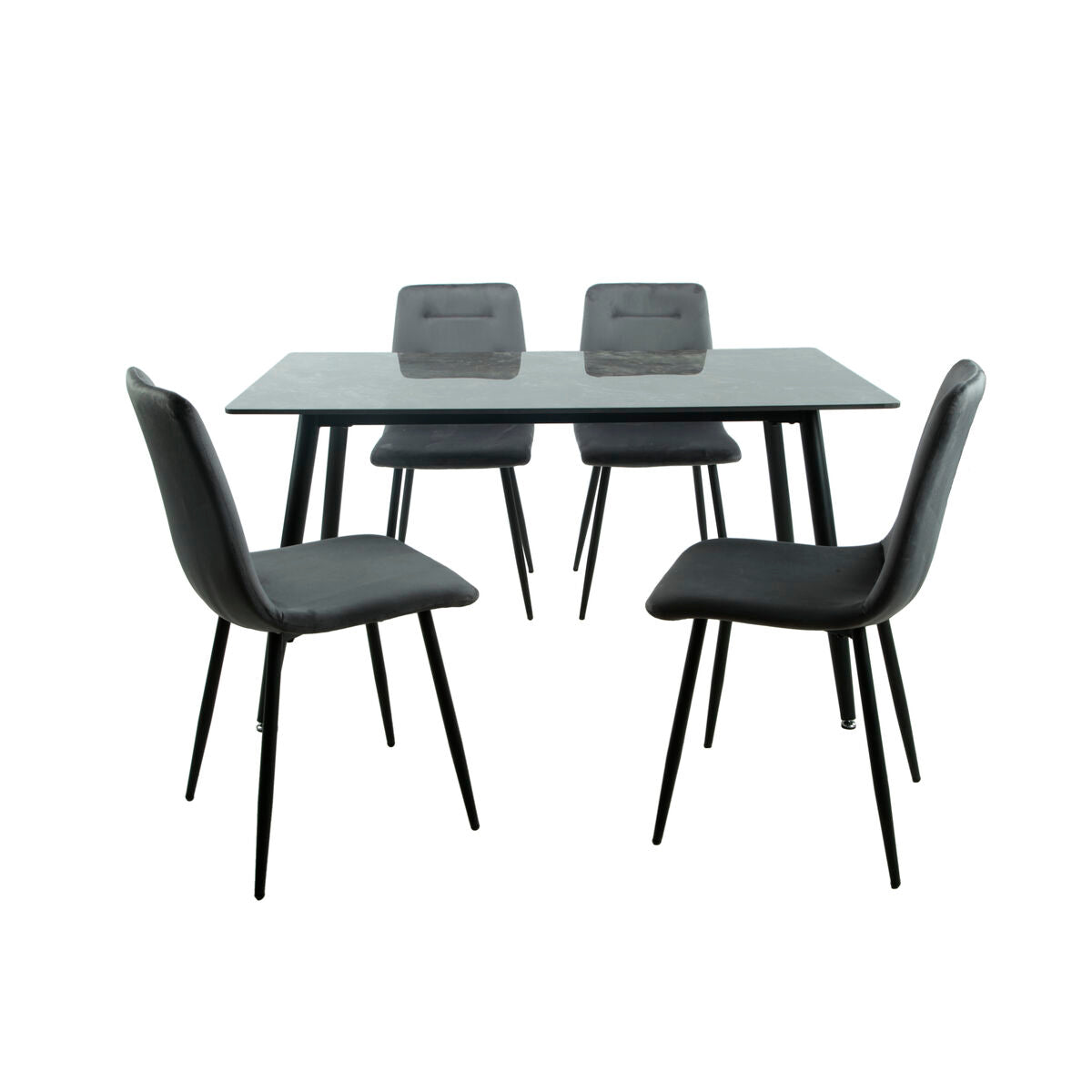 Table set with chairs Romimex 5 Pieces Romimex