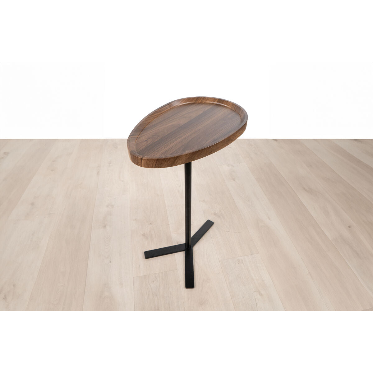 Side table Romimex Brown Black Wood Metal 45 x 63 x 30 cm Romimex