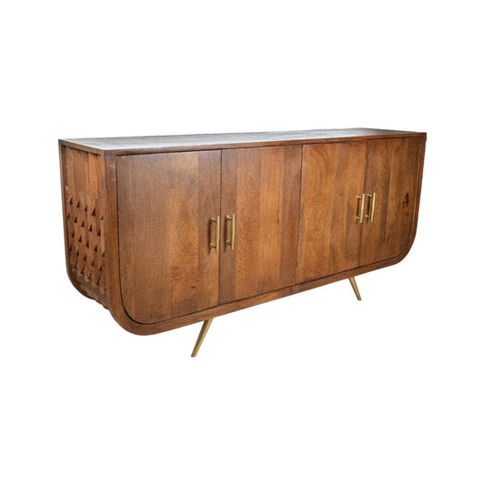 Sideboard Romimex Brown Mango wood 41 x 75 x 151 cm Romimex