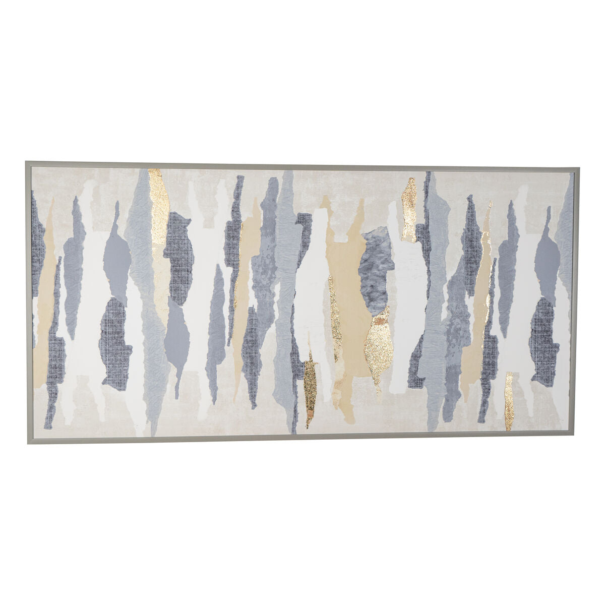 Painting Romimex polystyrene MDF Wood Abstract 120 x 60 x 3 cm Romimex