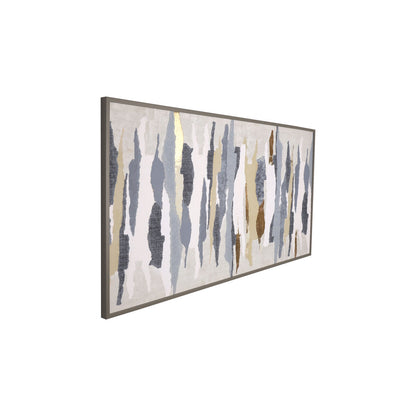 Painting Romimex polystyrene MDF Wood Abstract 120 x 60 x 3 cm Romimex