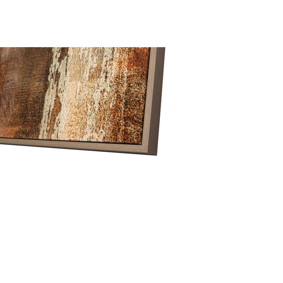 Canvas Romimex polystyrene MDF Wood Abstract 70 x 100 x 3 cm Romimex