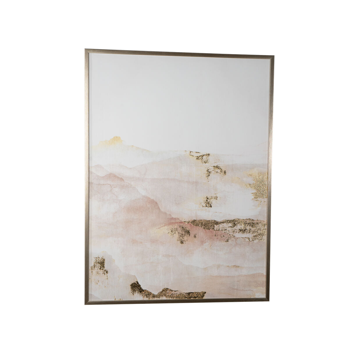 Canvas Romimex polystyrene MDF Wood Abstract Landscape 60 x 80 x 3 cm Romimex