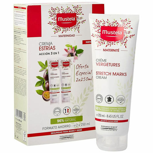 Anti-Stretch Mark Cream Mustela 48623 3-in-1 (2 x 250 ml) Mustela