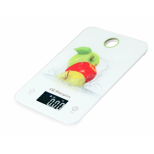 kitchen scale Orbegozo 16575.0 White Green Orange 5 kg Orbegozo