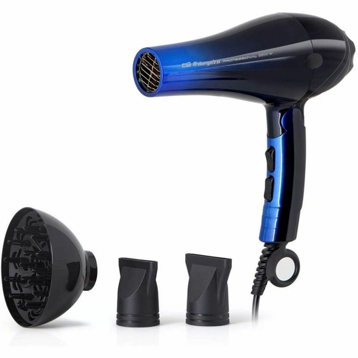 Hairdryer Orbegozo SE2085 2200 W Black Black/Blue Orbegozo