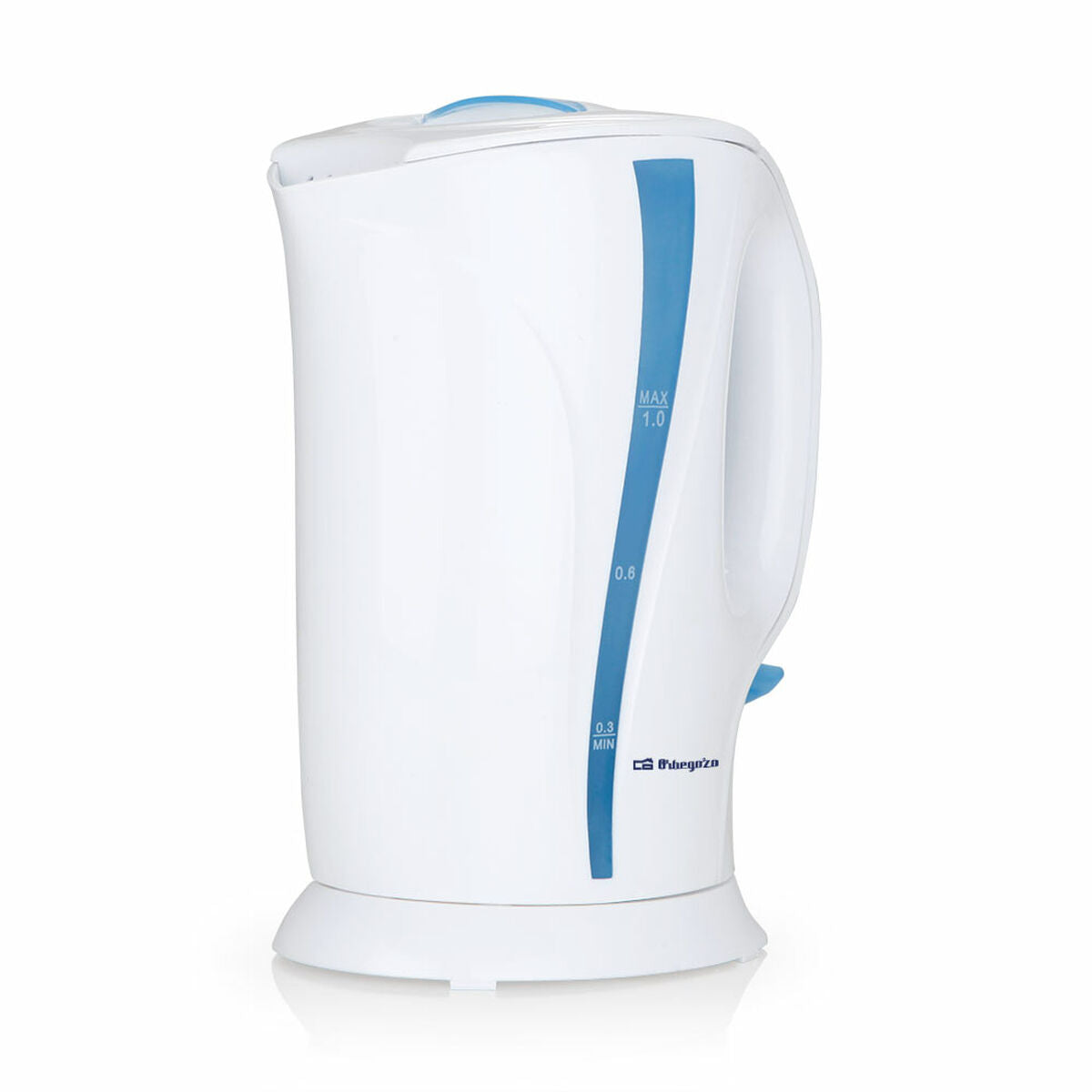 Kettle Orbegozo KT-5002 White Black Plastic 1 L Orbegozo