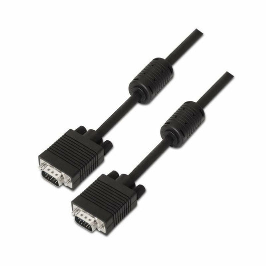 VGA Cable Aisens A113-0077 Black 25 m Aisens