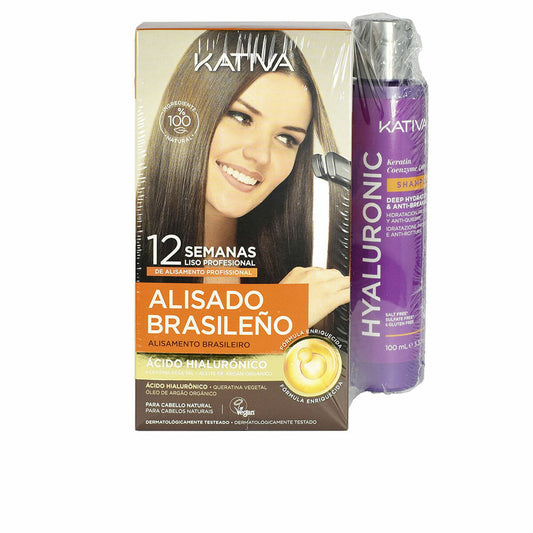 Hair Dressing Set Kativa Kativa Profesional Alisado Brasileño Hyalurónico